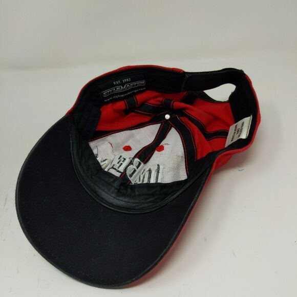 Stylemaster Strapback Hat Jim Beam Racing Red Black OSFA Embroidered Logo #7 - Picture 11 of 14